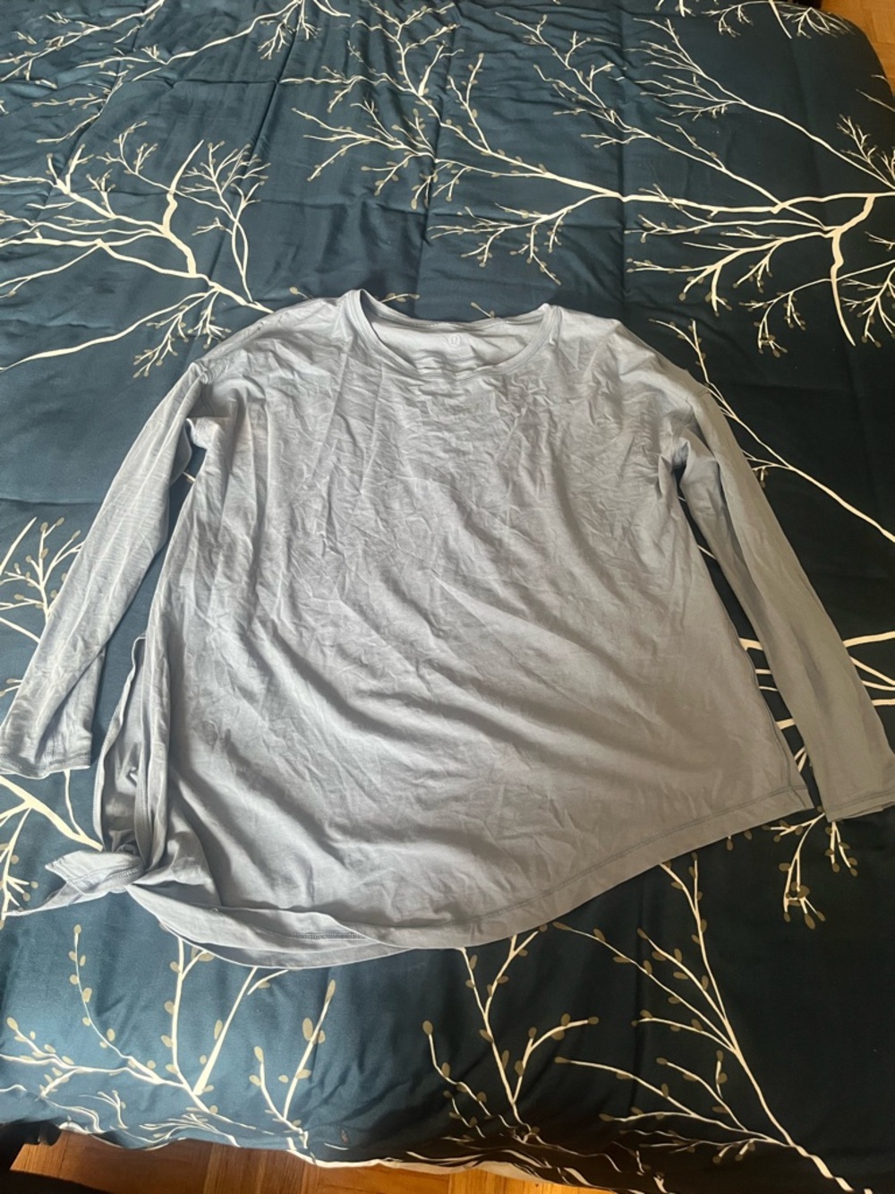 Lululemon athletica Long Sleeve Tee in Light blue